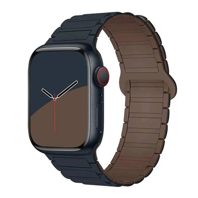 Magnetic Loop for Apple Watch Bands 44mm 40mm 49mm 45mm 41mm 38 42mm 46mm Silicone Bracelet iWatch Series ultra 10 9 8 7 Se 6 5 - Q-Happiness LTD
