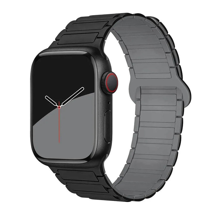 Magnetic Loop for Apple Watch Bands 44mm 40mm 49mm 45mm 41mm 38 42mm 46mm Silicone Bracelet iWatch Series ultra 10 9 8 7 Se 6 5 - Q-Happiness LTD
