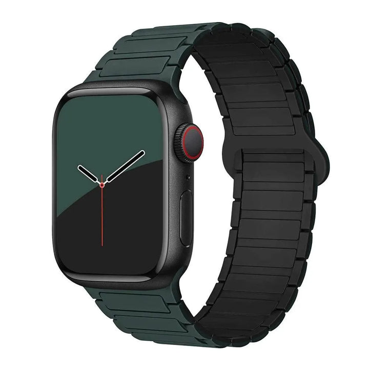 Magnetic Loop for Apple Watch Bands 44mm 40mm 49mm 45mm 41mm 38 42mm 46mm Silicone Bracelet iWatch Series ultra 10 9 8 7 Se 6 5 - Q-Happiness LTD