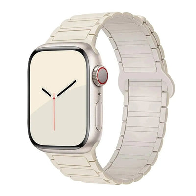 Magnetic Loop for Apple Watch Bands 44mm 40mm 49mm 45mm 41mm 38 42mm 46mm Silicone Bracelet iWatch Series ultra 10 9 8 7 Se 6 5 - Q-Happiness LTD