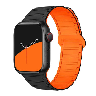 Magnetic Loop for Apple Watch Bands 44mm 40mm 49mm 45mm 41mm 38 42mm 46mm Silicone Bracelet iWatch Series ultra 10 9 8 7 Se 6 5 - Q-Happiness LTD