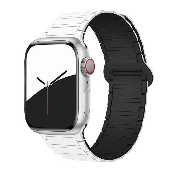 Magnetic Loop for Apple Watch Bands 44mm 40mm 49mm 45mm 41mm 38 42mm 46mm Silicone Bracelet iWatch Series ultra 10 9 8 7 Se 6 5 - Q-Happiness LTD