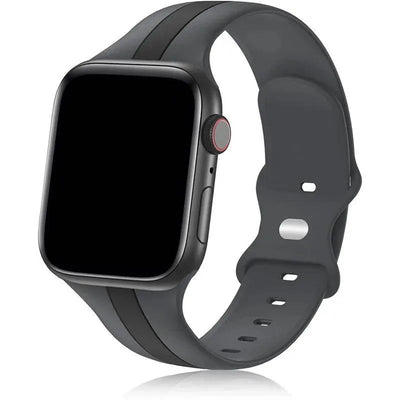 Strap for Apple Watch band 49mm 44mm 45mm 41mm 40mm 42mm 38mm Silicone Sport Bracelet iWatch serie 8 7 se 6 5 4 3 2 1 Ultra 49mm - Q-Happiness LTD
