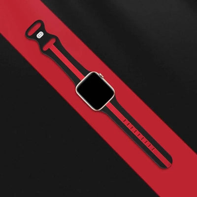 Strap for Apple Watch band 49mm 44mm 45mm 41mm 40mm 42mm 38mm Silicone Sport Bracelet iWatch serie 8 7 se 6 5 4 3 2 1 Ultra 49mm - Q-Happiness LTD