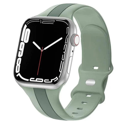 Strap for Apple Watch band 49mm 44mm 45mm 41mm 40mm 42mm 38mm Silicone Sport Bracelet iWatch serie 8 7 se 6 5 4 3 2 1 Ultra 49mm - Q-Happiness LTD