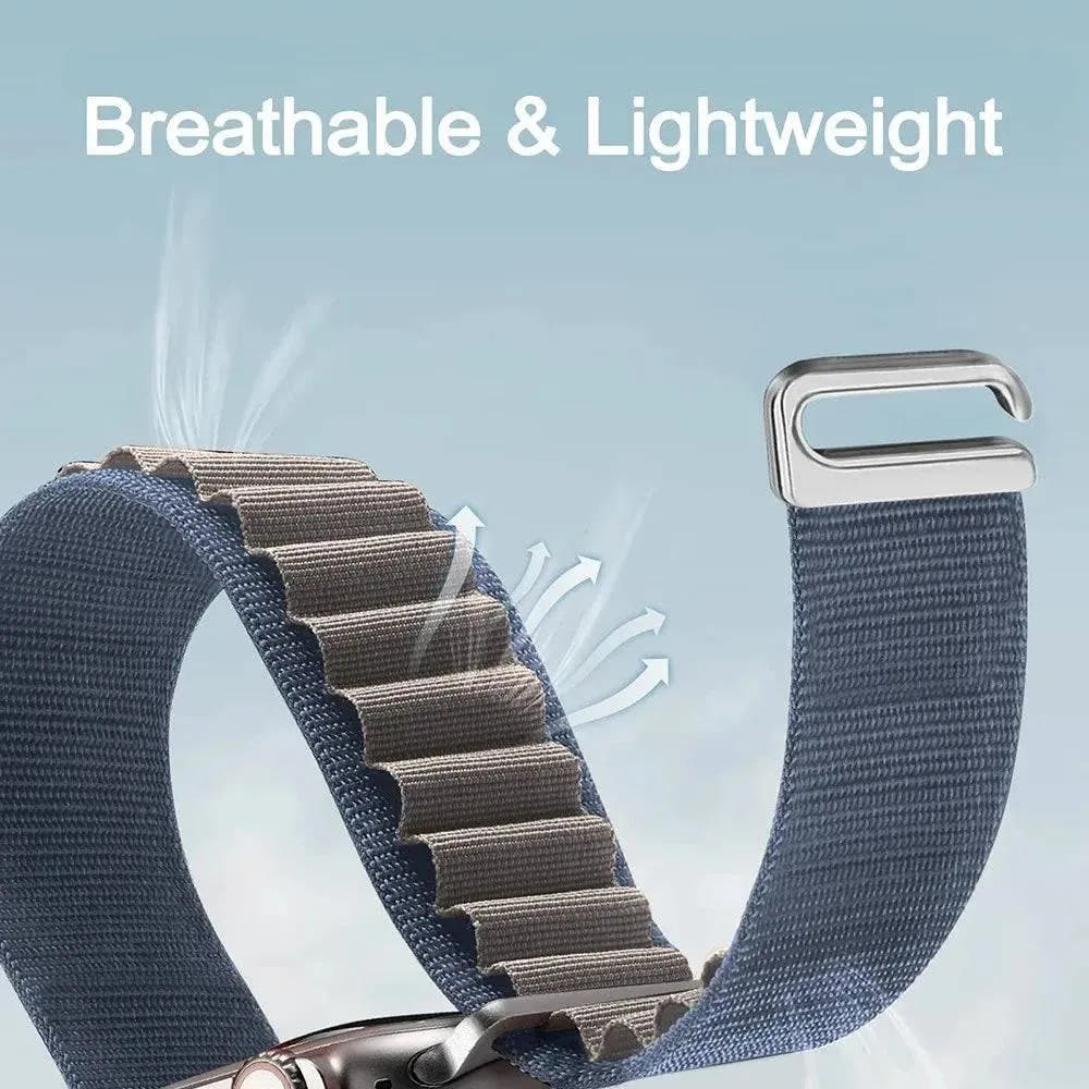 Alpine Loop Strap For Apple Watch Ultra 2 Band 49mm 9 8 7 45mm 41mm Nylon Sports Bracelet iWatch series 6 5 4 3 SE2 44 40mm 42mm - Q-Happiness LTD