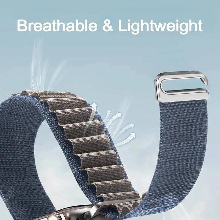 Alpine Loop Strap For Apple Watch Ultra 2 Band 49mm 9 8 7 45mm 41mm Nylon Sports Bracelet iWatch series 6 5 4 3 SE2 44 40mm 42mm - Q-Happiness LTD