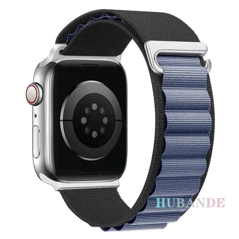 Alpine Loop Strap For Apple Watch Ultra 2 Band 49mm 9 8 7 45mm 41mm Nylon Sports Bracelet iWatch series 6 5 4 3 SE2 44 40mm 42mm - Q-Happiness LTD