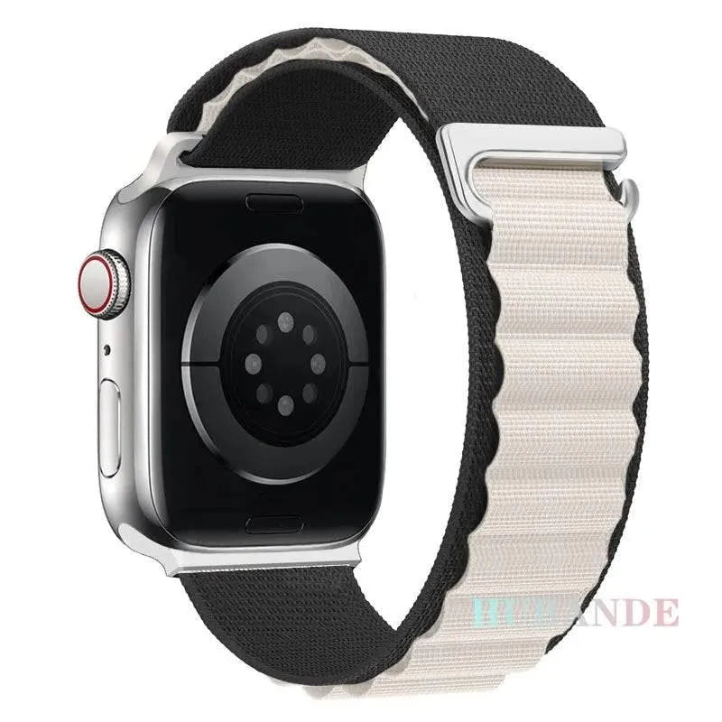 Alpine Loop Strap For Apple Watch Ultra 2 Band 49mm 9 8 7 45mm 41mm Nylon Sports Bracelet iWatch series 6 5 4 3 SE2 44 40mm 42mm - Q-Happiness LTD