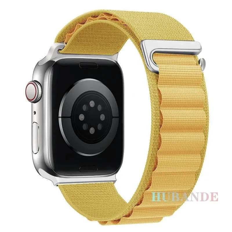Alpine Loop Strap For Apple Watch Ultra 2 Band 49mm 9 8 7 45mm 41mm Nylon Sports Bracelet iWatch series 6 5 4 3 SE2 44 40mm 42mm - Q-Happiness LTD