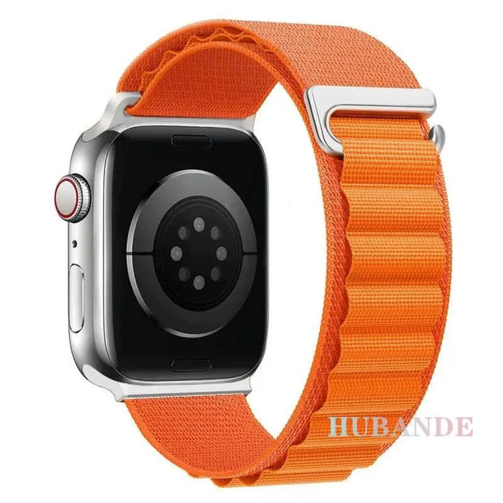 Alpine Loop Strap For Apple Watch Ultra 2 Band 49mm 9 8 7 45mm 41mm Nylon Sports Bracelet iWatch series 6 5 4 3 SE2 44 40mm 42mm - Q-Happiness LTD