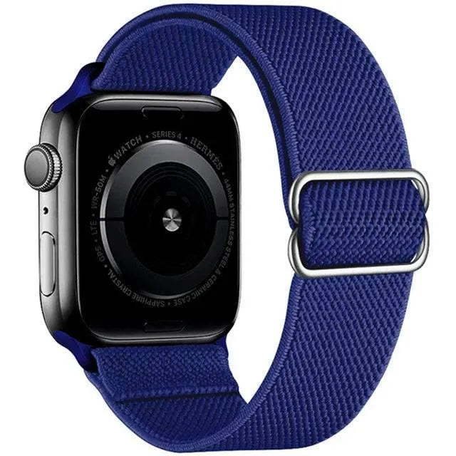Scrunchie Strap for Apple watch band 49mm 44mm 40mm 45mm 41mm 42mm 38mm Elastic Nylon bracelet iWatch series 8 se 7 6 5 3 Ultra - Q-Happiness LTD
