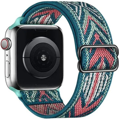 Scrunchie Strap for Apple watch band 49mm 44mm 40mm 45mm 41mm 42mm 38mm Elastic Nylon bracelet iWatch series 8 se 7 6 5 3 Ultra - Q-Happiness LTD