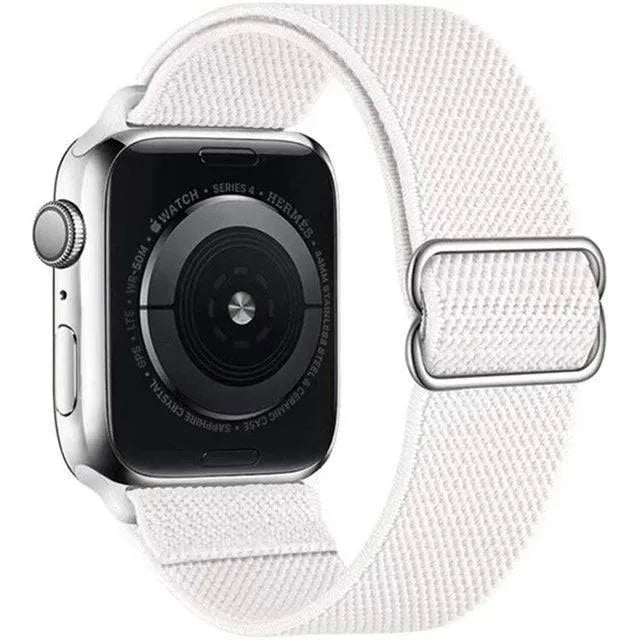 Scrunchie Strap for Apple watch band 49mm 44mm 40mm 45mm 41mm 42mm 38mm Elastic Nylon bracelet iWatch series 8 se 7 6 5 3 Ultra - Q-Happiness LTD