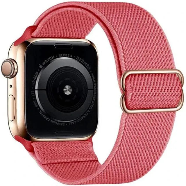 Scrunchie Strap for Apple watch band 49mm 44mm 40mm 45mm 41mm 42mm 38mm Elastic Nylon bracelet iWatch series 8 se 7 6 5 3 Ultra - Q-Happiness LTD
