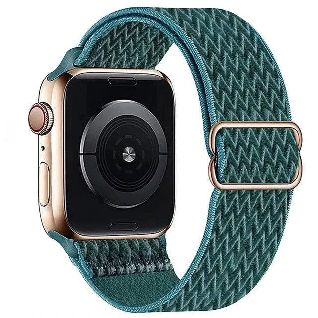 Scrunchie Strap for Apple watch band 49mm 44mm 40mm 45mm 41mm 42mm 38mm Elastic Nylon bracelet iWatch series 8 se 7 6 5 3 Ultra - Q-Happiness LTD