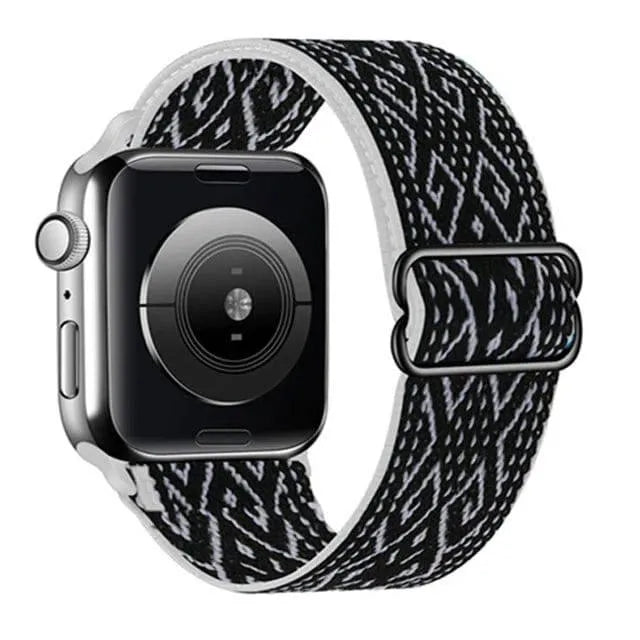 Scrunchie Strap for Apple watch band 49mm 44mm 40mm 45mm 41mm 42mm 38mm Elastic Nylon bracelet iWatch series 8 se 7 6 5 3 Ultra - Q-Happiness LTD