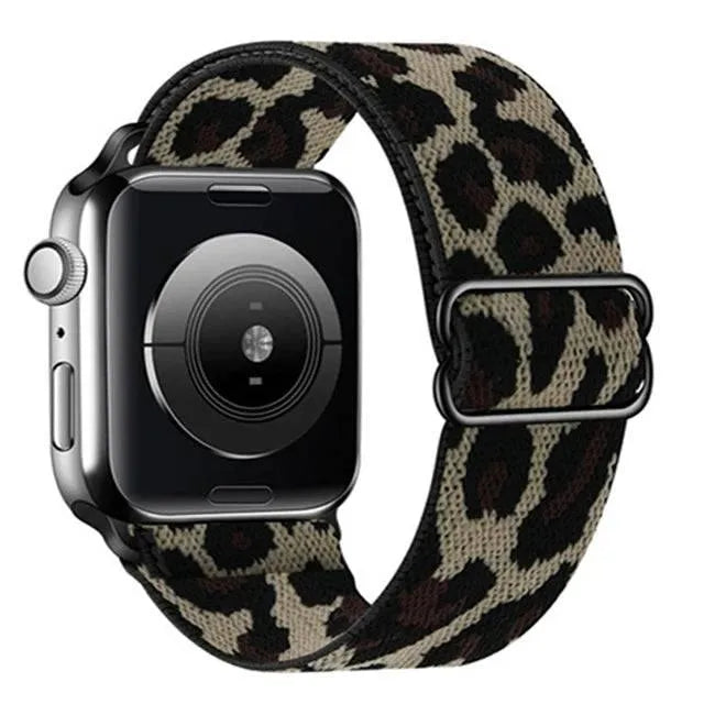 Scrunchie Strap for Apple watch band 49mm 44mm 40mm 45mm 41mm 42mm 38mm Elastic Nylon bracelet iWatch series 8 se 7 6 5 3 Ultra - Q-Happiness LTD