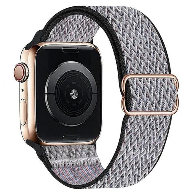 Scrunchie Strap for Apple watch band 49mm 44mm 40mm 45mm 41mm 42mm 38mm Elastic Nylon bracelet iWatch series 8 se 7 6 5 3 Ultra - Q-Happiness LTD