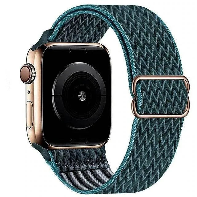 Scrunchie Strap for Apple watch band 49mm 44mm 40mm 45mm 41mm 42mm 38mm Elastic Nylon bracelet iWatch series 8 se 7 6 5 3 Ultra - Q-Happiness LTD