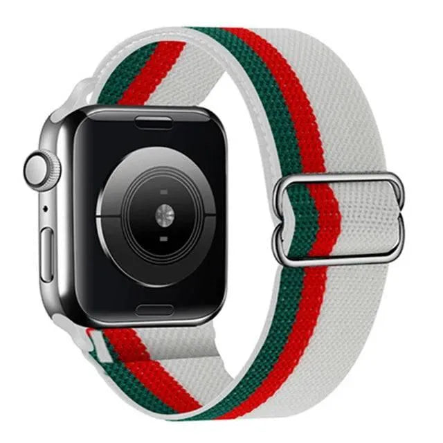 Scrunchie Strap for Apple watch band 49mm 44mm 40mm 45mm 41mm 42mm 38mm Elastic Nylon bracelet iWatch series 8 se 7 6 5 3 Ultra - Q-Happiness LTD