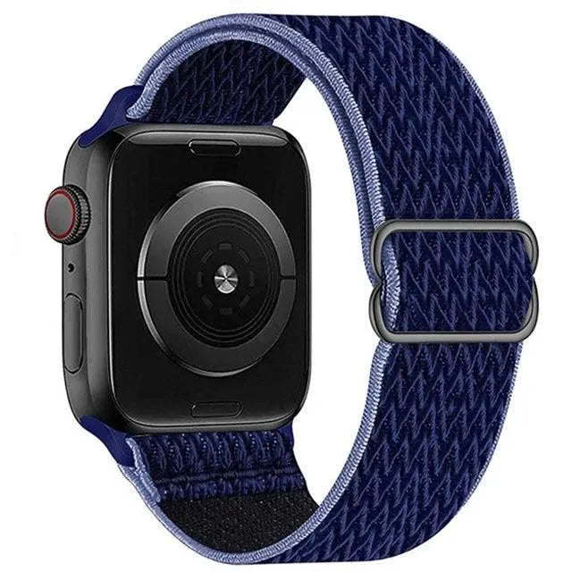 Scrunchie Strap for Apple watch band 49mm 44mm 40mm 45mm 41mm 42mm 38mm Elastic Nylon bracelet iWatch series 8 se 7 6 5 3 Ultra - Q-Happiness LTD