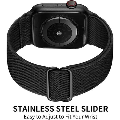 Scrunchie Strap for Apple watch band 49mm 44mm 40mm 45mm 41mm 42mm 38mm Elastic Nylon bracelet iWatch series 8 se 7 6 5 3 Ultra - Q-Happiness LTD