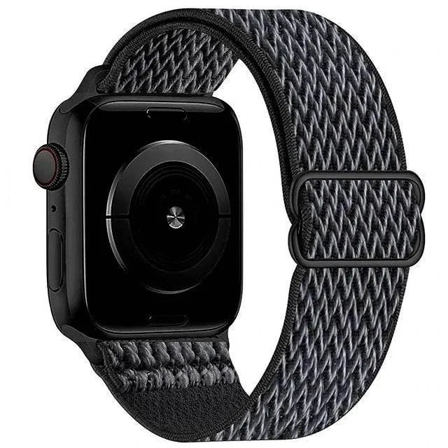 Scrunchie Strap for Apple watch band 49mm 44mm 40mm 45mm 41mm 42mm 38mm Elastic Nylon bracelet iWatch series 8 se 7 6 5 3 Ultra - Q-Happiness LTD