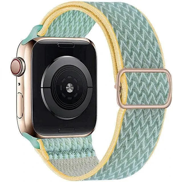 Scrunchie Strap for Apple watch band 49mm 44mm 40mm 45mm 41mm 42mm 38mm Elastic Nylon bracelet iWatch series 8 se 7 6 5 3 Ultra - Q-Happiness LTD