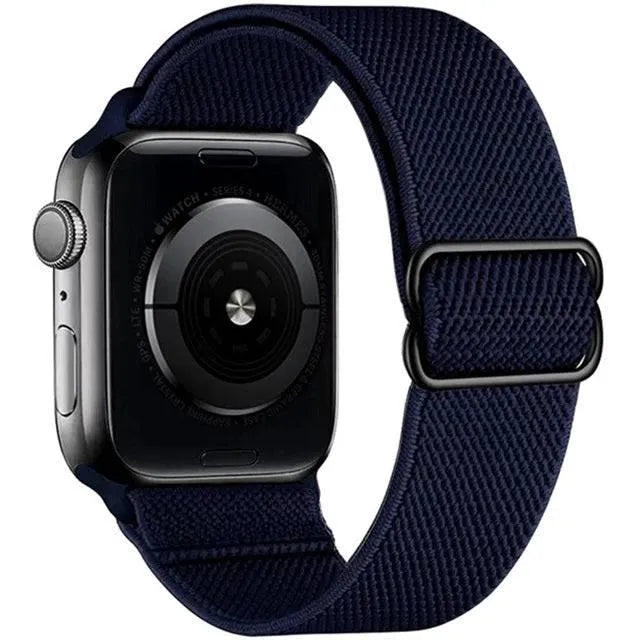 Scrunchie Strap for Apple watch band 49mm 44mm 40mm 45mm 41mm 42mm 38mm Elastic Nylon bracelet iWatch series 8 se 7 6 5 3 Ultra - Q-Happiness LTD