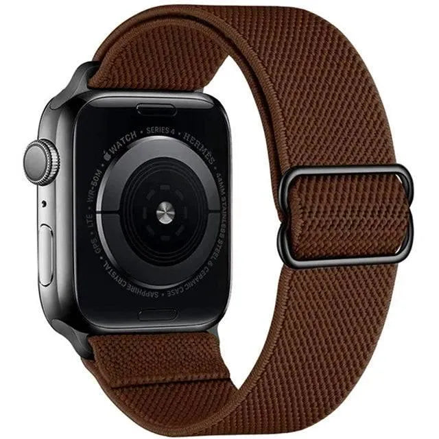 Scrunchie Strap for Apple watch band 49mm 44mm 40mm 45mm 41mm 42mm 38mm Elastic Nylon bracelet iWatch series 8 se 7 6 5 3 Ultra - Q-Happiness LTD