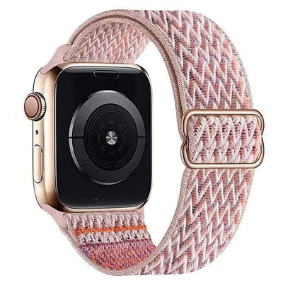 Scrunchie Strap for Apple watch band 49mm 44mm 40mm 45mm 41mm 42mm 38mm Elastic Nylon bracelet iWatch series 8 se 7 6 5 3 Ultra - Q-Happiness LTD