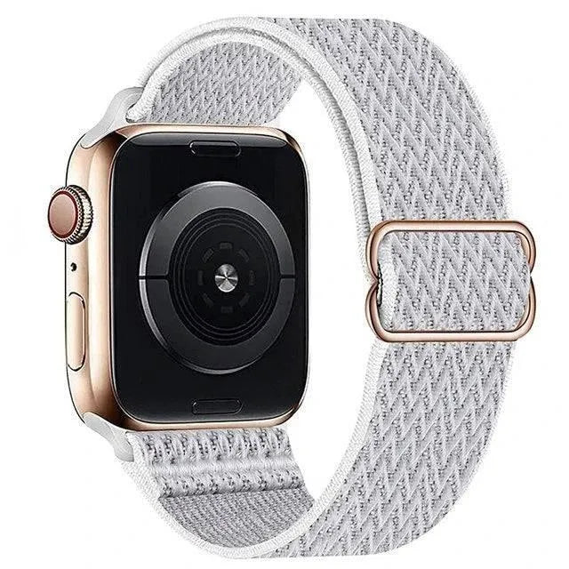 Scrunchie Strap for Apple watch band 49mm 44mm 40mm 45mm 41mm 42mm 38mm Elastic Nylon bracelet iWatch series 8 se 7 6 5 3 Ultra - Q-Happiness LTD