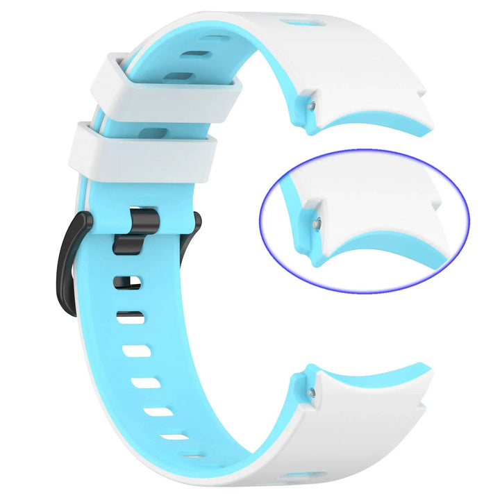20mm watch Band For Samsung Galaxy Watch 6 classic 43mm 47mm The New Silicone Sports Bracelet Galaxy Watch 6 40mm 44mm Strap - Q-Happiness LTD