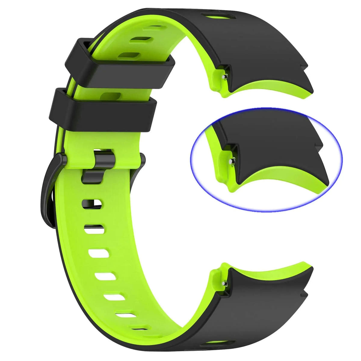 20mm watch Band For Samsung Galaxy Watch 6 classic 43mm 47mm The New Silicone Sports Bracelet Galaxy Watch 6 40mm 44mm Strap - Q-Happiness LTD
