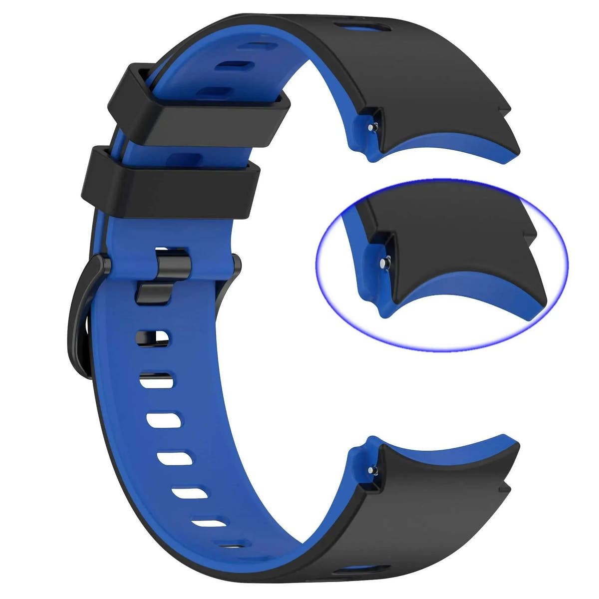 20mm watch Band For Samsung Galaxy Watch 6 classic 43mm 47mm The New Silicone Sports Bracelet Galaxy Watch 6 40mm 44mm Strap - Q-Happiness LTD