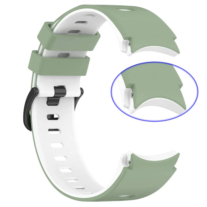 20mm watch Band For Samsung Galaxy Watch 6 classic 43mm 47mm The New Silicone Sports Bracelet Galaxy Watch 6 40mm 44mm Strap - Q-Happiness LTD