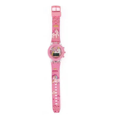Flash Light Spiderman Kids Watch for Boys, Cartoon Shark Mickey Children Watch for Girls, Student Clock Gifts - Q-Happiness LTD
