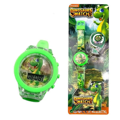 Flash Light Spiderman Kids Watch for Boys, Cartoon Shark Mickey Children Watch for Girls, Student Clock Gifts - Q-Happiness LTD