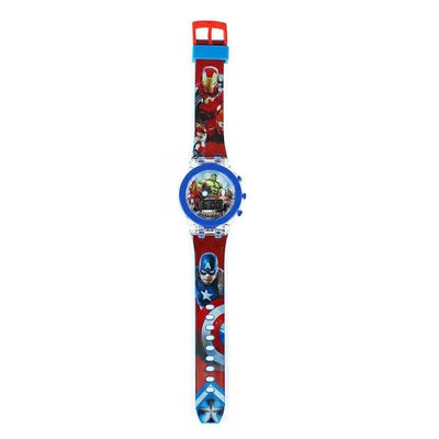 Flash Light Spiderman Kids Watch for Boys, Cartoon Shark Mickey Children Watch for Girls, Student Clock Gifts - Q-Happiness LTD