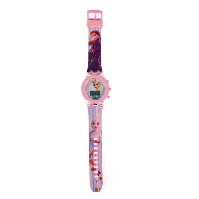 Flash Light Spiderman Kids Watch for Boys, Cartoon Shark Mickey Children Watch for Girls, Student Clock Gifts - Q-Happiness LTD