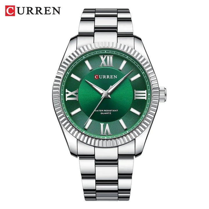Men's Stainless Steel Quartz Watch - Luminous, Waterproof, Fashion & Casual Style - Q-Happiness LTD
