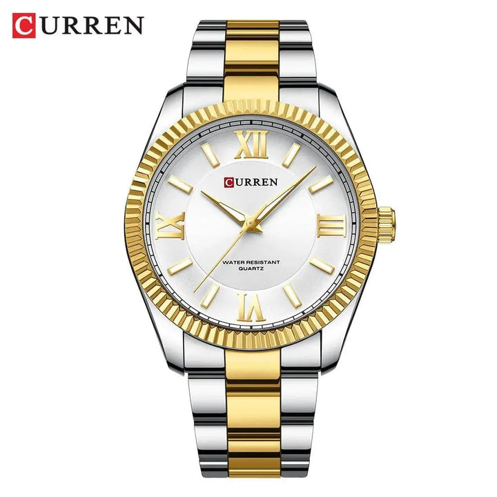 Men's Stainless Steel Quartz Watch - Luminous, Waterproof, Fashion & Casual Style - Q-Happiness LTD
