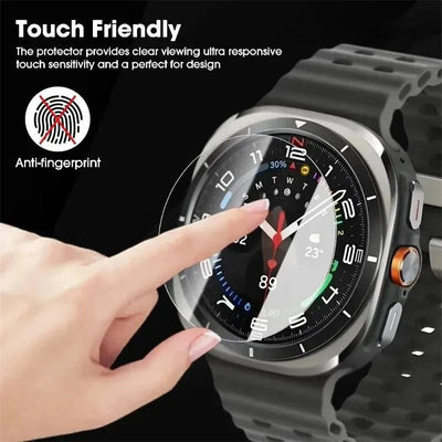 Glass Protective Film For Samsung Galaxy Watch 7 Ultra 6 5 4 Screen Protector Samsung series 40mm 44mm 45mm 46mm 47mm 42mm 43mm - Q-Happiness LTD
