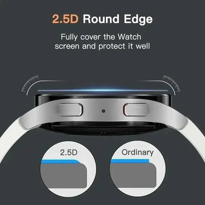 Glass Protective Film For Samsung Galaxy Watch 7 Ultra 6 5 4 Screen Protector Samsung series 40mm 44mm 45mm 46mm 47mm 42mm 43mm - Q-Happiness LTD