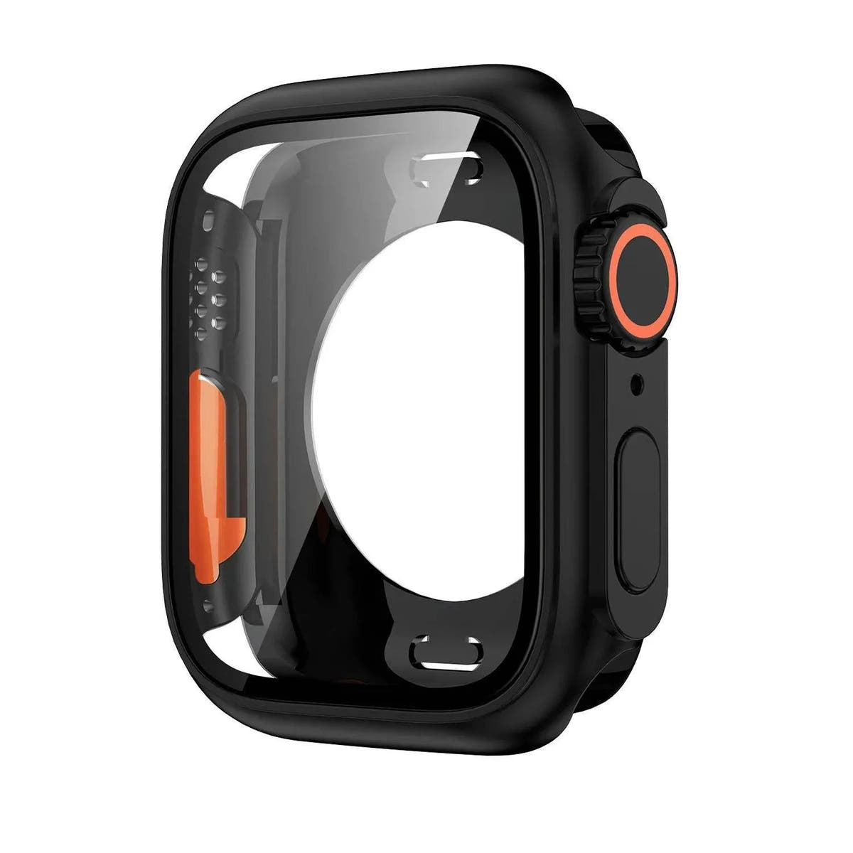 Screen Protector Cover for Apple Watch 45mm 44mm 40mm 41mm Hard PC Front Rear Bumper Case iwatch 9 8 7 SE 6 5 4 Change To Ultra - Q-Happiness LTD
