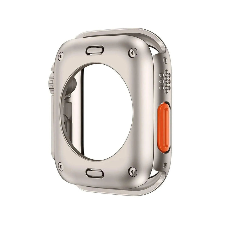 Screen Protector Cover for Apple Watch 45mm 44mm 40mm 41mm Hard PC Front Rear Bumper Case iwatch 9 8 7 SE 6 5 4 Change To Ultra - Q-Happiness LTD
