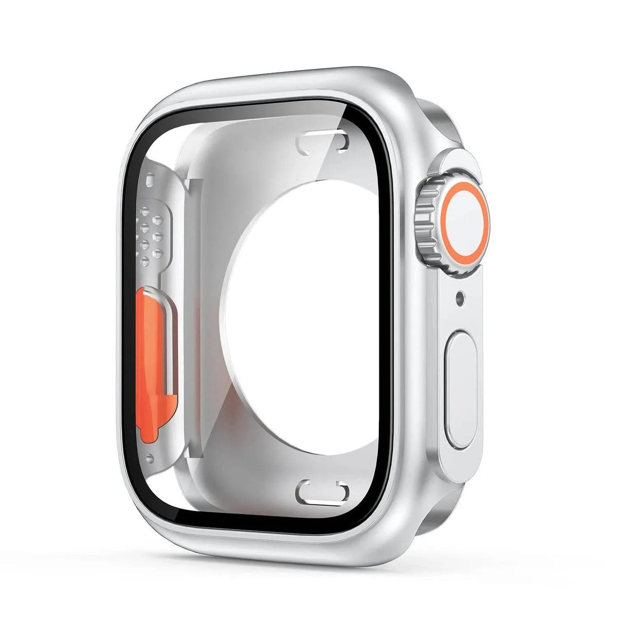 Screen Protector Cover for Apple Watch 45mm 44mm 40mm 41mm Hard PC Front Rear Bumper Case iwatch 9 8 7 SE 6 5 4 Change To Ultra - Q-Happiness LTD