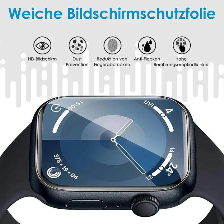 5PCS Hydrogel Film for Apple Watch 5 6 SE 40MM 44MM 42MM 38MM Screen Protector Apple Watch Ultra 49MM 7 8 9 41MM 45MM 10 42/46MM - Q-Happiness LTD