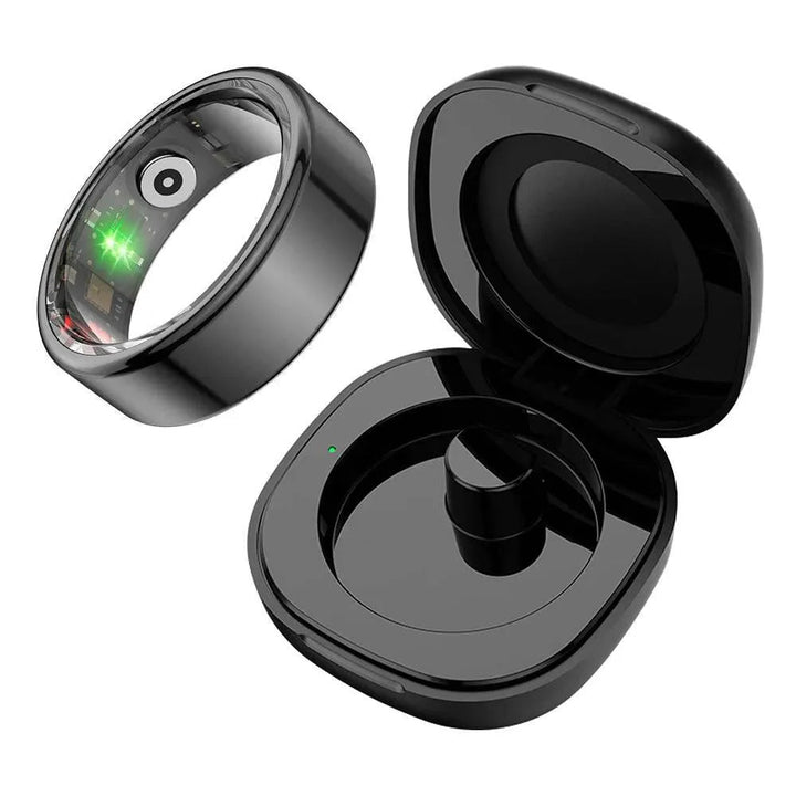 COLMI R02 Smart Ring with Charging Case for Men Women, Battery Life, 39 Days, Health Monitor, 5ATM Waterproof - Q-Happiness LTD
